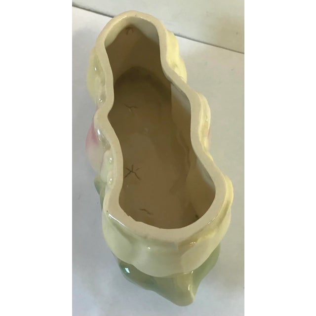 Vintage Ceramic Tulip Design Planter For Sale In Dallas - Image 6 of 10