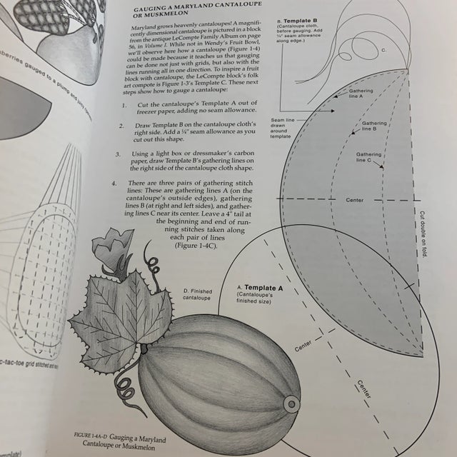1990s Papercuts and Plenty Classic Quilt Applique Book For Sale - Image 12 of 13