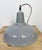 British Industrial Grey Enamel Factory Pendant Lamp, 1960s For Sale - Image 13 of 17