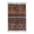 Hand-Knotted Tribal Geometric Wool Rug – 58"x87" For Sale