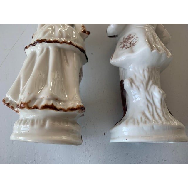 Ceramic Figurines, Set of 2 For Sale - Image 15 of 17