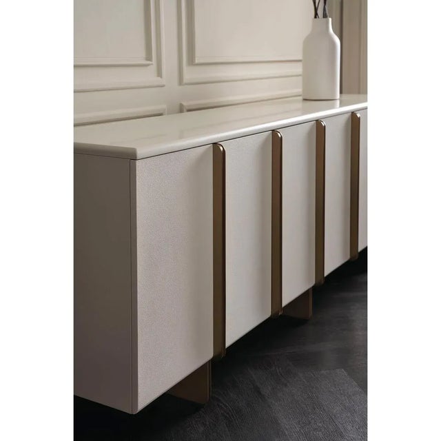 Modern Almond Sideboard For Sale In Greensboro - Image 6 of 7