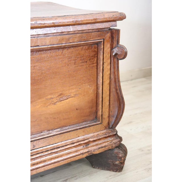 Antique Blanket Chest in Walnut, 1700s For Sale - Image 10 of 14