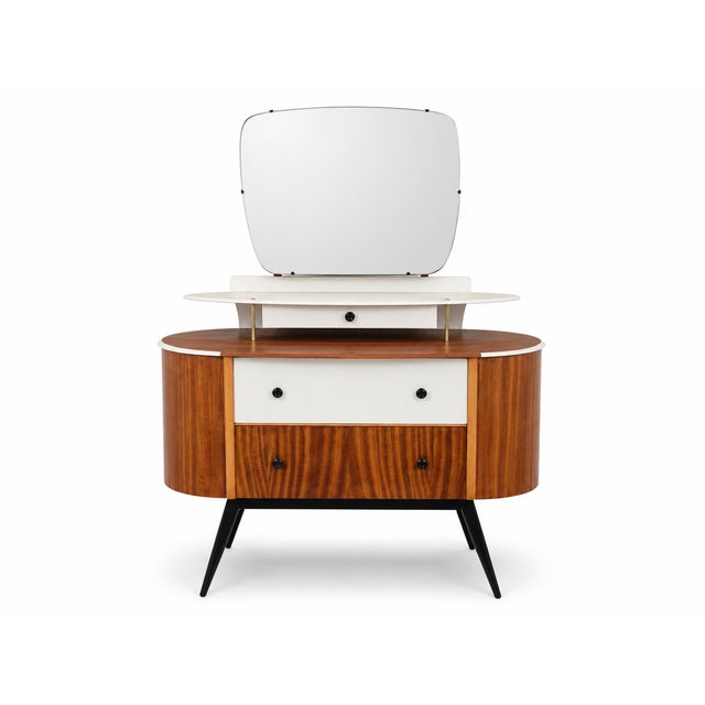 Mid-Century Dressing Table Mirror by Harris Lebus Link, 1950s For Sale - Image 14 of 14