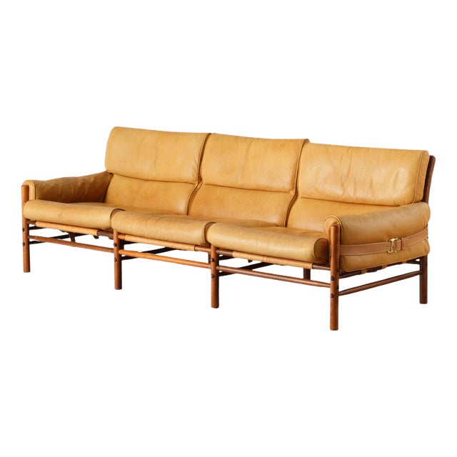 Kontiki Sofa attributed to Arne Norell, Sweden, 1970s For Sale
