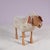 Sheep Sculpture Stool by Peter Krafft Germany, 1960s For Sale - Image 3 of 9