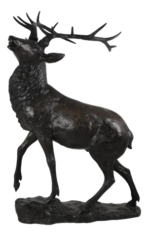 Stag Sculpture, 1910, Bronze