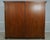 Vintage Large Georgian Style Walnut Bookcase Display Cabinet For Sale - Image 18 of 18