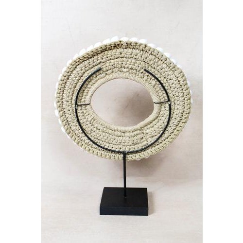 Handmade White Shell Necklace For Sale - Image 4 of 5