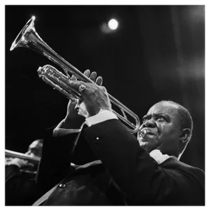 Tassilo Leher, Louis Armstrong, Berlin, 1965, Photograph