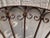 Brown Mid 19th Century Antique Wrought Iron Decorative Transom or Window Guard For Sale - Image 8 of 12