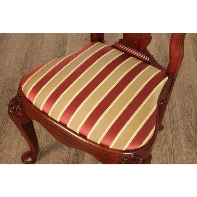 Hickory Chair Georgian Style Set of Six Mahogany Dining Chairs For Sale - Image 11 of 12