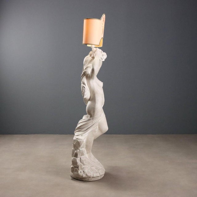 Nereid Floor Lamp with Shade For Sale - Image 6 of 10
