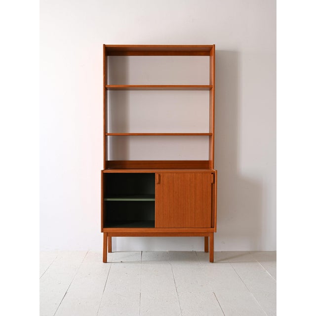 1960s Bookcase With Storage Compartment Produced by Bodafors | Chairish