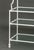 Hollywood Regency White Patinated Metal Etagere For Sale - Image 4 of 10