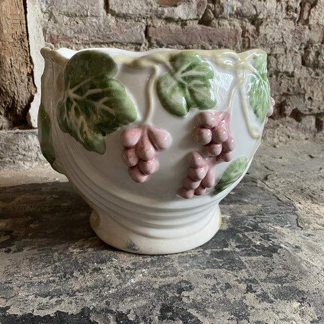 Ceramic Art Nouveau Flower Pot For Sale - Image 7 of 7