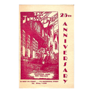 "The Jumble-Shop: 25th Anniversary" 1943 Fraser, j.e.