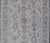Hand-Knotted All-Over Floral Modern Oushak With Light Brown Border For Sale - Image 10 of 12
