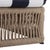Gillian Chaise Lounge, Heather Tan/Navy Stripe For Sale - Image 9 of 12