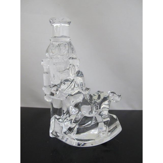 Waterford crystal limited edition Nutcracker with rocking horse figurine. In excellent condition, no chips, cracks, or...