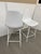 Article Svelti Pure White Counter Stools, Pair For Sale In San Francisco - Image 6 of 12