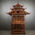 Antique Vietnamese Pagoda Bird Cage For Sale - Image 11 of 12
