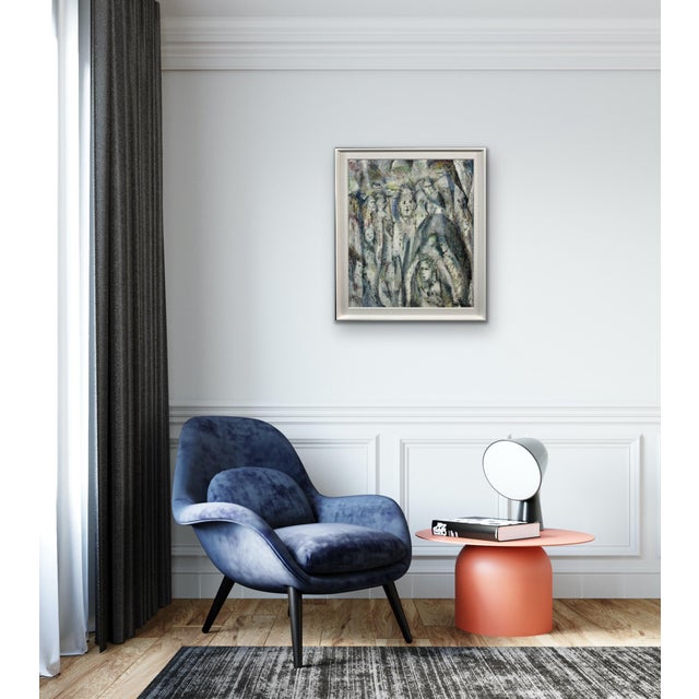 Meryl Watts, Enigma, Oil Painting, 1965, Framed For Sale - Image 13 of 18