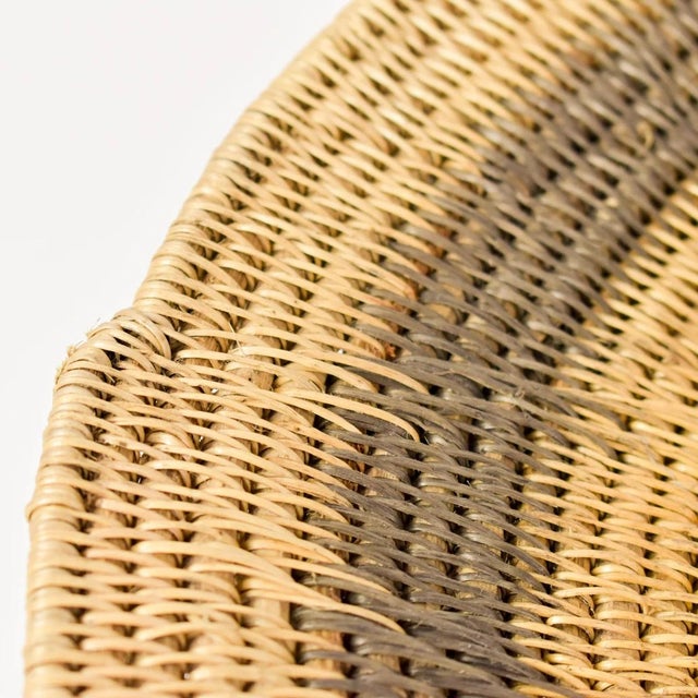 Early 20th Century Makenge Flat Wedding Basket 17.5 Inch Zambia For Sale - Image 4 of 8