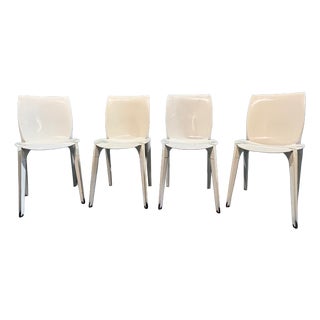 Lambada Chairs in Metal by Marco Zanuso for Gavina. 1964, Set of 4 For Sale