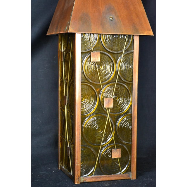 Copper Lantern Pendant Light Chairish