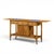 Wood Broyhill Brasilia Mid Century Walnut Bird Tiles Bar Cart For Sale - Image 7 of 12