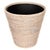 Wood Artifacts Rattan Round Tapered Waste Basket with Metal Liner in White Wash - 12" For Sale - Image 7 of 7