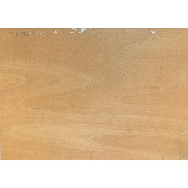 Claude Sauthier, Late Afternoon at Soujet, Oil on Wood, 1970s For Sale - Image 12 of 13