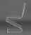 Clear Acrylic "Z" Chair For Sale In New York - Image 6 of 7
