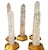 Set of Five Rock Crystal Obelisk Towers on Giltwood Bases. u.s.a. 20th Century. For Sale - Image 4 of 9