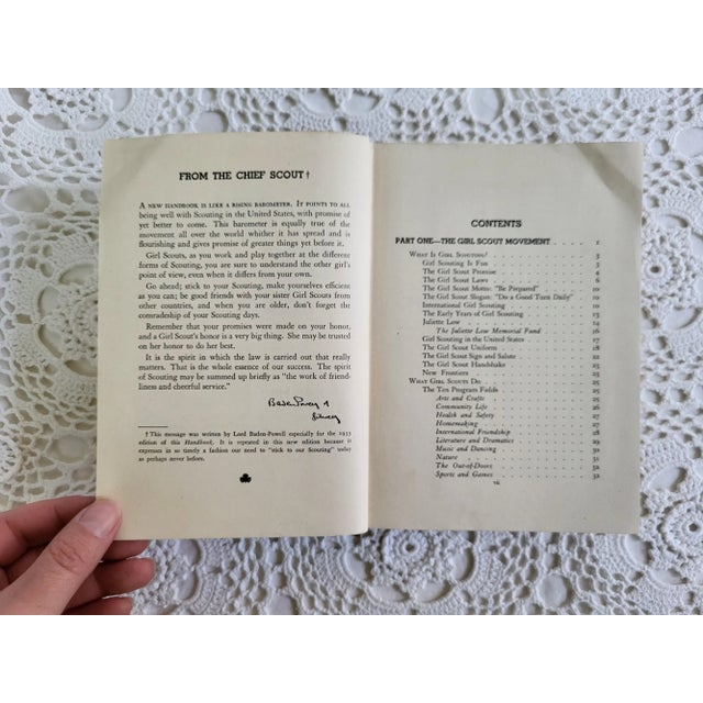 Girl Scouts of America Hand Book, 1942 For Sale - Image 4 of 12