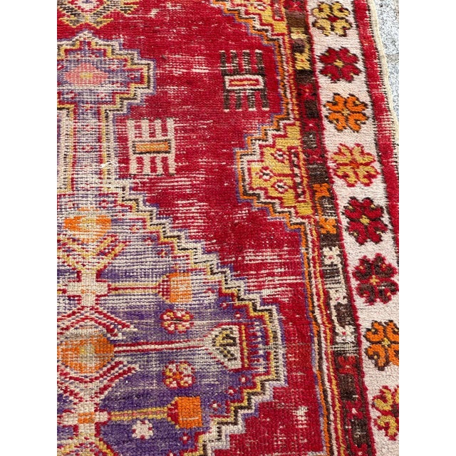 Textile Early 20th Century Turkish Rug, 1920s For Sale - Image 7 of 18