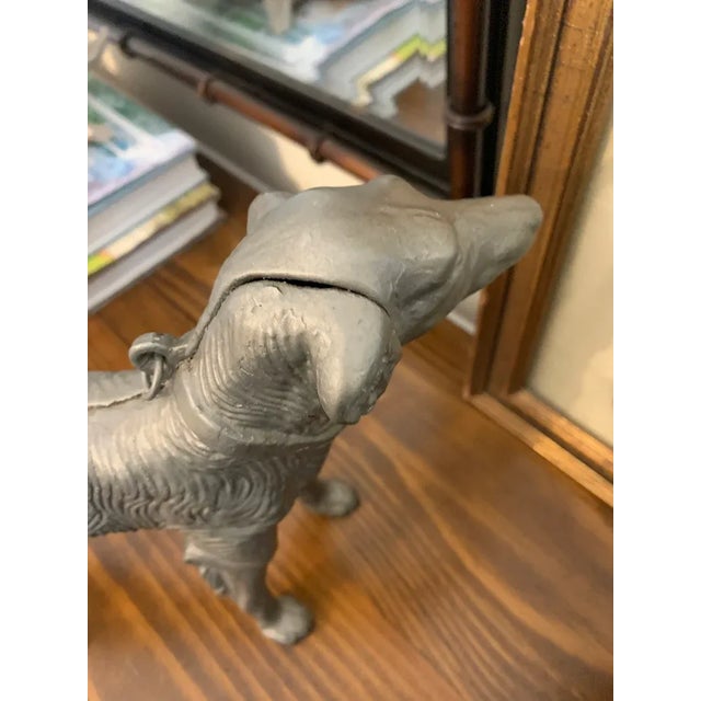 1930s 1930s Cast Iron Borzoi Wolfhound Doorstop Statuette For Sale - Image 5 of 10