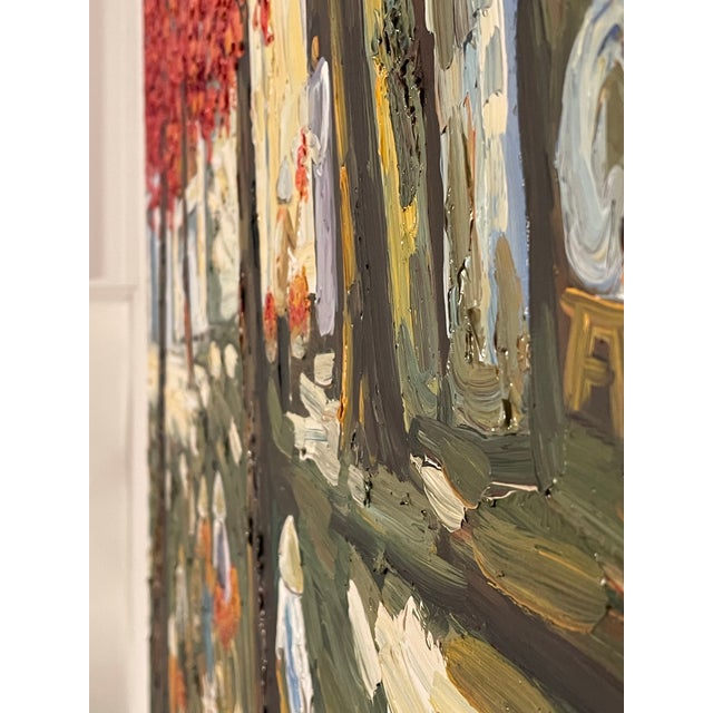 “Untitled”, Oil on Canvas, Jing Zhong (Signed) For Sale - Image 4 of 7