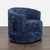 Add a touch of style and comfort to your lounge with this modern blue velvet swivel chair. The round shape and plush seat...