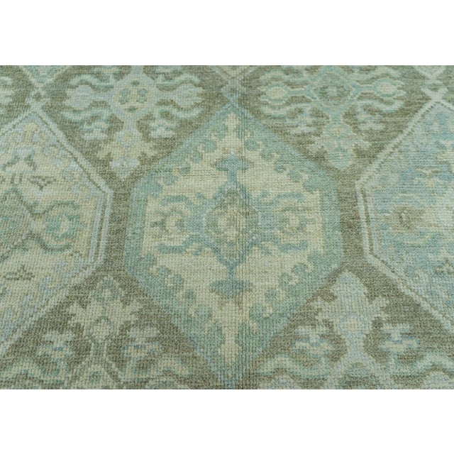 Turkish Turkish Oushak Rug 5'4" x 7'5" #19255 For Sale - Image 3 of 8