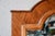 Antique Wall Mirror in Carved and Beveled Oak and Fortin Veneer, 1930s For Sale - Image 4 of 11