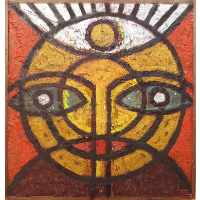 1990s Salvatore Travascio, Trinità, Oil Painting, 1996 For Sale - Image 5 of 5