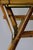 Hollywood Regency Italian Bamboo and Brass Folding Chair attributed to Raffaella Crespi, 1960s For Sale - Image 3 of 11
