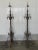 Vintage Wrought Iron Palm Beach Style Floor Lamps - a Pair For Sale - Image 10 of 13
