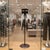 Hand Forged Iron Floor Pedestal 44.5″ (113cm) Artisanal Bronze Finish Bow Tie Ribbon Design Welcome Stand For Sale - Image 9 of 12