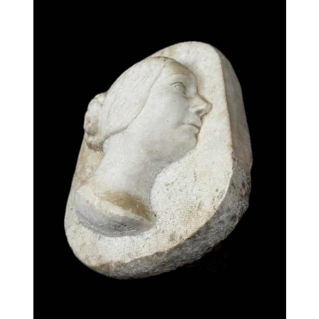Unknown, Profile of a Woman, 1880, Marble For Sale - Image 6 of 11