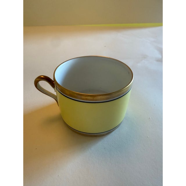 Richard Ginori “Impero Yellow” Porcelain Dinner Service for 9 — Neoclassical, Italy (46 Pieces). For Sale - Image 10 of 12