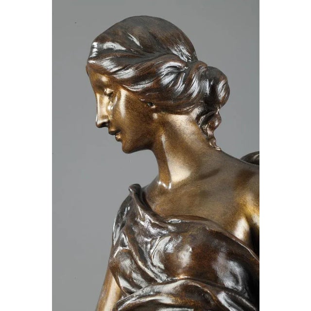 Sylvain Kinsburger, Young Women with Flowers, Sculpture For Sale - Image 9 of 17