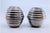 Small Circular Silver Jars, Set of 2, in Very Good conditions. Designed 1890 to 1919 This piece has an attribution mark, I...